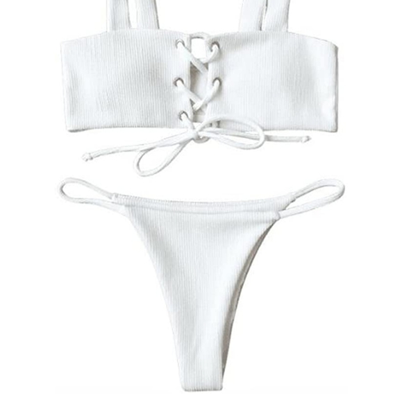 White bathing suit - Picture 2 of 4